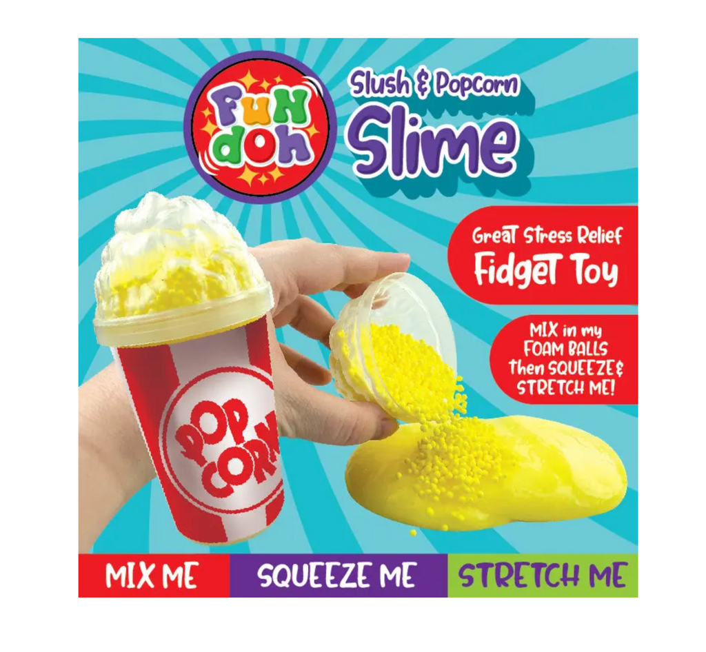 Slushy and Popcorn Slime Cups